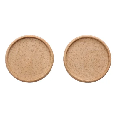 dining table beech wooden coaster wood round sublimation blank coaster