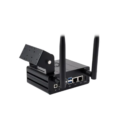 Chipboard Waveshare Etson-orin-case-b Jetson Orin Nano/nx Aluminum Case, Dual Eth Enclosure Camera Bracket Integrated Bracket