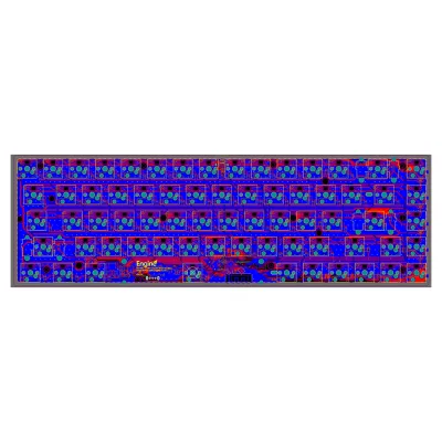 OEM PCB Layout Design Mechanical Keyboard 2 Layers 65% Hot-Swappable Mechanical Keyboard Circuit Board