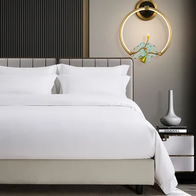 Hotel Bedding Four-Piece Set Sheets Duvet Cover Customized Hotel-Specific Homestay White Fitted Sheet Style Household