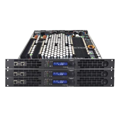 Dante Digital DSP FIR Gallium Nitride 1U 2 Channels 2*4200W Professional Power Amplifiers With Germany ALLDSP SBD44 MK2 Module