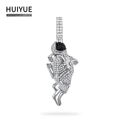 Huiyue Hot Selling Astronaut and Astronaut Hip-hop Pendant in Europe and America, Creative Men and Women Trendy
