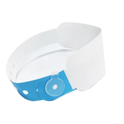Color Full Plastic Bracelet Identity Card Waterproof ID Wristbands for Events Party Hospital