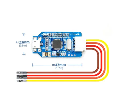 Emulator J-Link OB ARM Emulation Debugger Programmer Downloader Link Instead of V8 SWD USB 2.0 SWD/JTAG 3.3V Output Micro USB