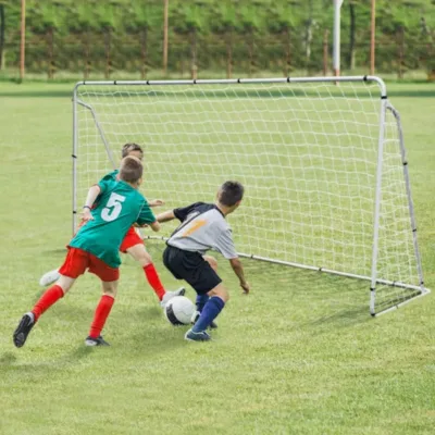 All-Weather Soft Football Net Shock-Absorbing Feature Professional Training Sessions for Beginners Youth Leagues Soccer Products