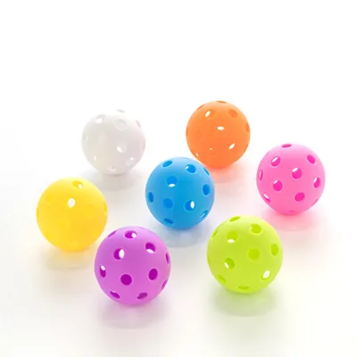 Factory Custom Color Competition Pickleball Manufacturer Custom Source's Sports PE Rotation 26/40-Hole Pickleball for Training