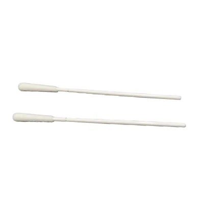 Individual Sterilization Disposable Flocking Big Head Nasal Swab Collection Specimen CE Certified Class II Sizes 75mm/150mm Made