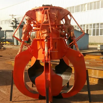 Orange Peel Hydraulic Scrap Grab 4 Claw 5 Claw Garbage Grab for Overhead Gantry Crane Mechanical for Construction Industries