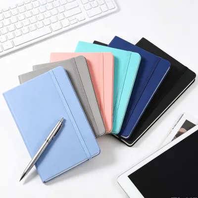 Wholesale Customized Logo Journal Office Hardcover Schedule Meeting Diary Leather Nurse Notebooks for Engraving