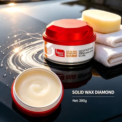 Biaobang Diamond Solid Wax 280g Hard Wax Formula for Long-Lasting Gloss & Anti-Oxidation