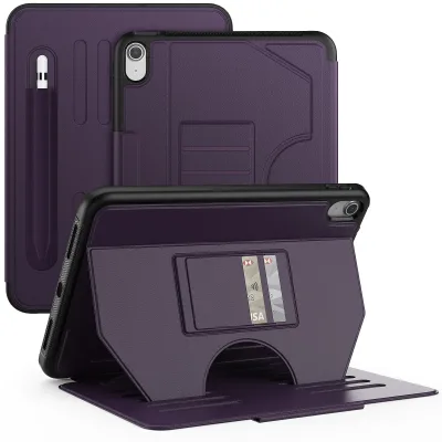 Custom Luxury Drop-proof Wallet ipad case for iPad Air 6th / 7th 13Inch Multi Angle Stand Cover Built-in Pen Slot Tablet Shell