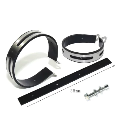Motorcycle Exhaust Pipe Clamp Straight Exhaust Hoop Stainless Steel for Falcon R9