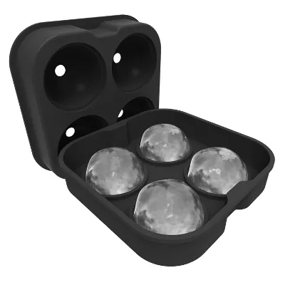 Silicone Ice Mold Cube Tray Multiple Designs (Ice Ball Honeycomb)-Quick Freezing Dishwasher Safe Reusable for Whiskey Wine