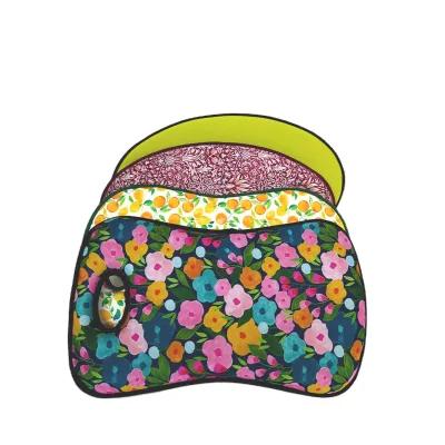 2024 Thick Memory Foam Kneeling Pad Floral Design Garden Kneeler for Gardening Portable Kneeler Pad