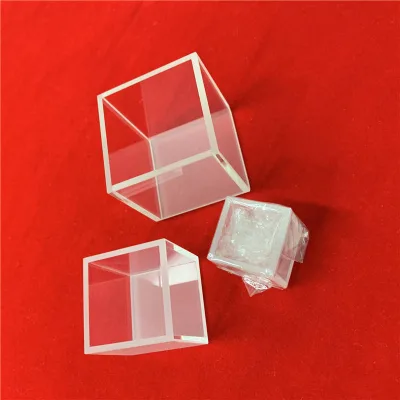 Customized 40*24*24mm 5-Sided Transparent Square Opening Laboratory UV Quartz Cuvette Glass Cell for Fluorometer