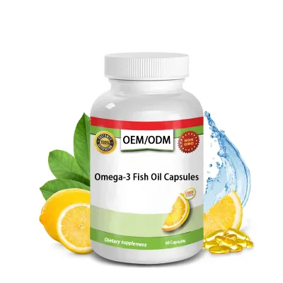 OEM High Strength Fish Oil Omega 3 Softgels Supplement with EPA DHA Soft Capsules for Heart Brain Joint Health