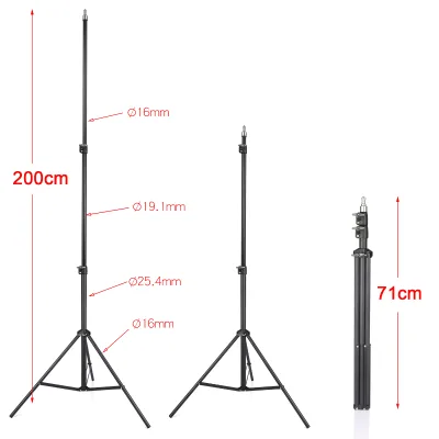 Retractable Cell Phone Tripod With Cell Phone Clamp Compatible Camera Tripod Stand Professional