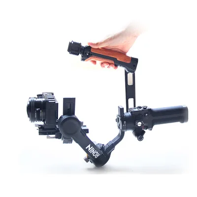 Professional Aluminum Volley Direct Production From Factory Small Rig Camera Cage Wooden Handle