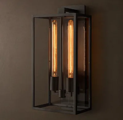 Morden Decorative Lighting Rock Crystal Light Square Hotel Wall Lamps for Bedroom Corridor Lighting