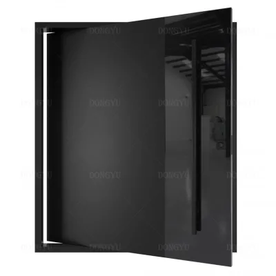 Double Door with Insect-proof Screen with Column Security Steel Door Household Anti-theft Zinc Alloy Security Entrance Door