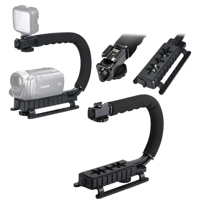 Smartphone Video Vlog Making Kit AY 49 Vlogging Kit With Grip Rig, Shotgun Microphone, LED Light and Wireless Remote Youtube Kit