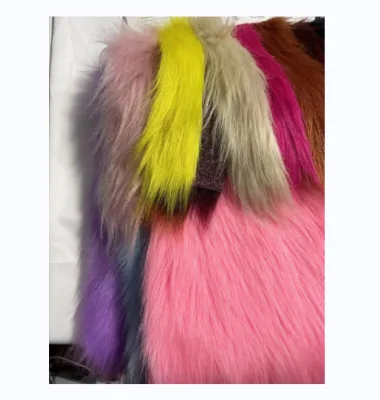China Manufacturer Artificial Long Hair Pile Plush Faux Fur Fabric for Toy and Clothes