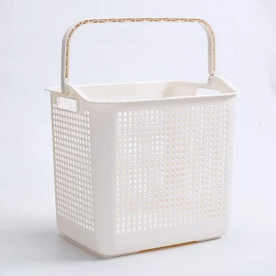 Clothes Organizer Laundry Hampers Stackable Large Plastic Storage Washing Basket Laundry Dirty Cloth Laundry Basket With Handle