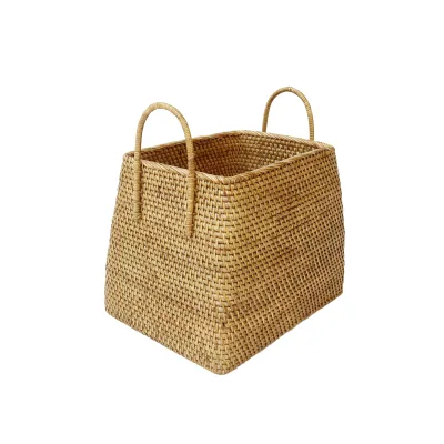 Hot-selling Product: Natural Willow and Rattan Basket, Handcrafted Storage Basket