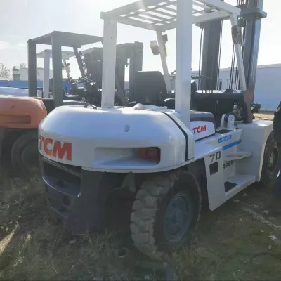 7 Ton TCM FD70 Forklift Japan Made Second Hand with Core Components