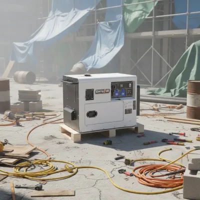 BS Power BS5J-D 5KW Dual Fuel (Petrol/Gas) Silent Air-Cooled IP44 12V DC Electric Start Generator