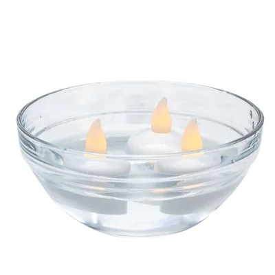 Flameless Floating Candles in Water Unscented White Ball Shape for Wedding Diwali Home Decoration LED Tea Lights Wholesale