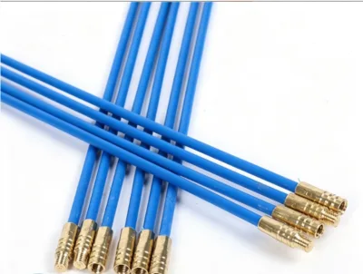 SHUOQI Electrician Blue Fiberglass Pull Lead Can Be Connected to Transparent Conduit, Wall Wire Can Be Connected
