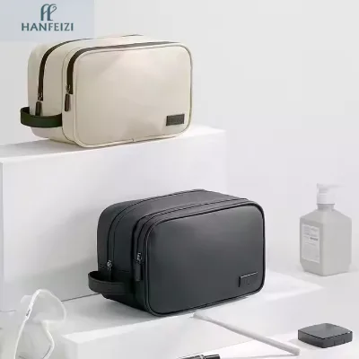 HANFEIZI Luxury Women's Portable Durable PU Leather Jewelry Box Organizer for Rings Bracelets Earrings Storage Bag Type