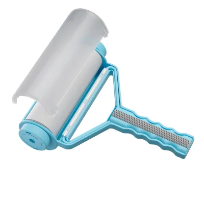Tear-off Adhesive Lint Roller, Portable Pet Hair Remover with Replaceable Sticky Paper Roll for Clothing Sofa Carpet