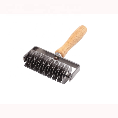 Stainless Steel Barking Cooking Lattice Pastry Lattice Dough Pastry Cutter Dough Mesh Roller