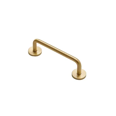 Long Handle Modern Minimalist Light Luxury Brass Furniture Handle and Knob Durable Vintage Gold Finish Dresser Usage
