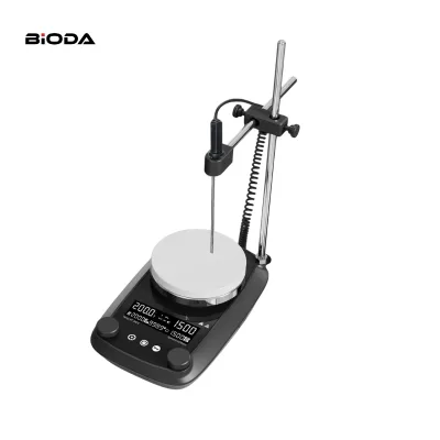 Hot-selling LCD Display Corrosion Resistance Ceramic Coated Aluminum Plate Magnetic Stirrer Brushless DC Motor 600W Heating Max