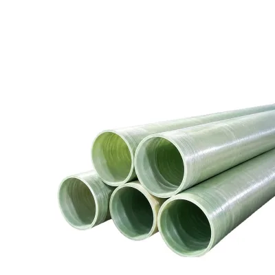 Standard ASTM FRP Filament Wound High Pressure Resistant Smooth GRP Fiberglass Pipe for Municipal Water Supply Sewage Drainage
