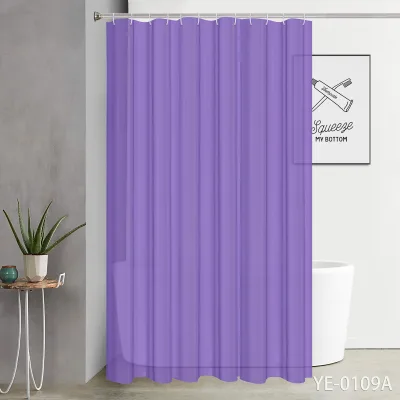 Boen Modern EVA Shower Curtain Simple Design with Water-Proof PEVA for Hotel or Home Use