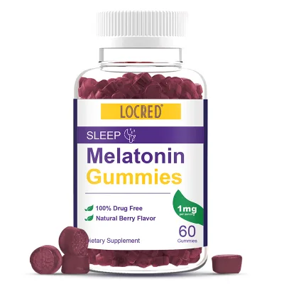 Factory Directly Sale Sugar Free Mushroom Melatonin Sleep Gummies for Sleep Pain Stress Relief Gummies