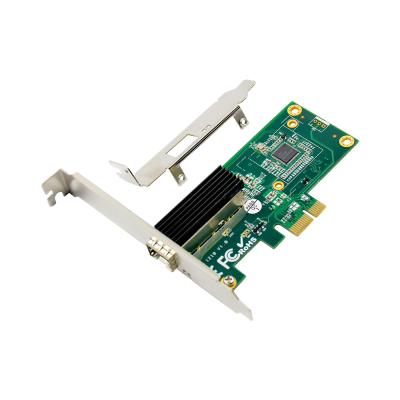 For Internal Wired Gigabit SFP Network Card PCIe X1 for Server LAN-Stock