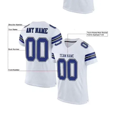 HUAYI New Arrivals Wholesale Cheap Men Embroidered American Football Jersey All Team Rugby Shirts