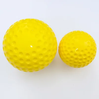 PU Baseball Softball with Customized Color & Hardness Professional Pitch Machine Training Ball 9 Inch Custom Logo