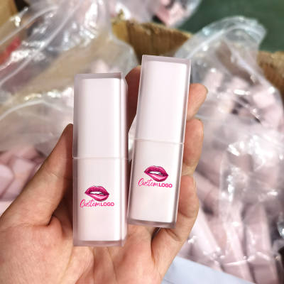 Hot Selling Lovely Lipstick With Pink Package Cosmetic Lip Makeup Gift for Her Wholesale High Quality Lipstick Private Label