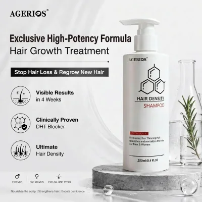 Top Quality Natural Follicle Nourish Shampoo for Hair Growth Set for Men Women Weak Thin Hair Boost Hair Volume Private Label
