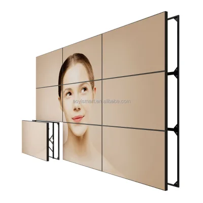 Hot Good Price Digital Signage Wall 1.7mm Multi Screen Video Wall ultra Narrow Bezel Display Did Lcd Video Wall