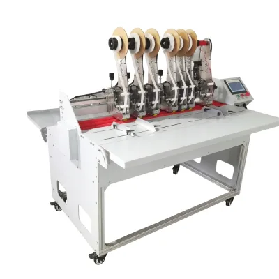 Double Side Adhesive PVC Tape Applicator for Wood case Food Cartoon Paper Box Packing Machine