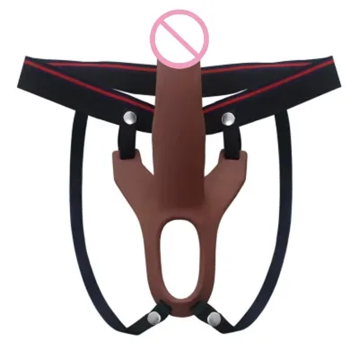 Wholesale Hollow Strap on Realistic Dildo China Low Price Silicone Waterproof Eco-Friendly Sex Toys in Good Price