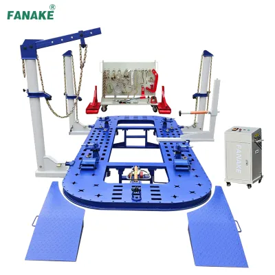 Fanake Girder Calibrator Auto Body Collision Floor Frame Machine & Automobile Beam Chassis Repair Equipment
