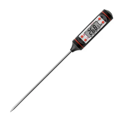 Gamry JMGD-1832 Kitchen Probe Digital Meat Thermometer with Metal & Plastic for Coffee and Food Cooking